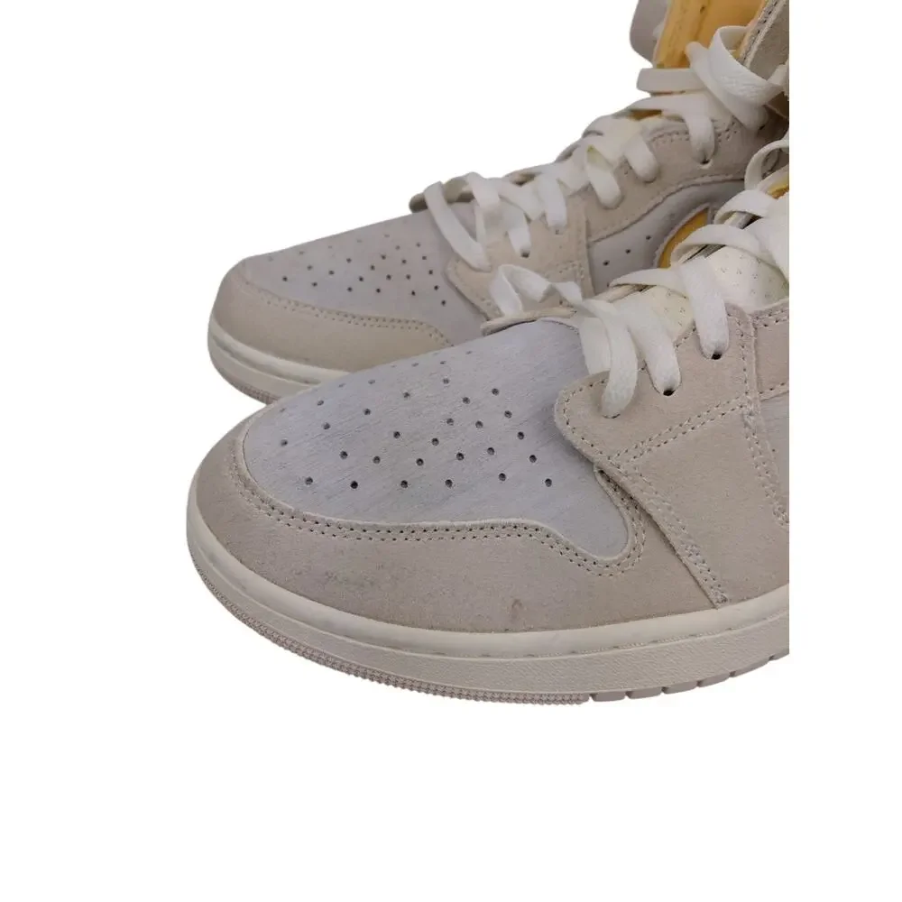 Nike Air Jordan Size 12 1 Zoom Comfort 2 High Light Orewood Citrus Sneakers Shoe